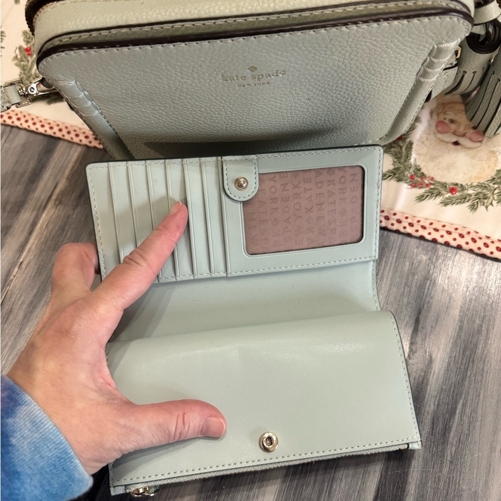 Kate spade wallet and crossbody